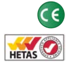 CE & Hetas approved