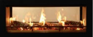 Riva Studio 2 Duplex wood burning inset fire