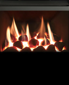Logic HE (coals) gas inset fire 