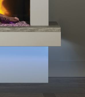 Camino Electric fireplace detail